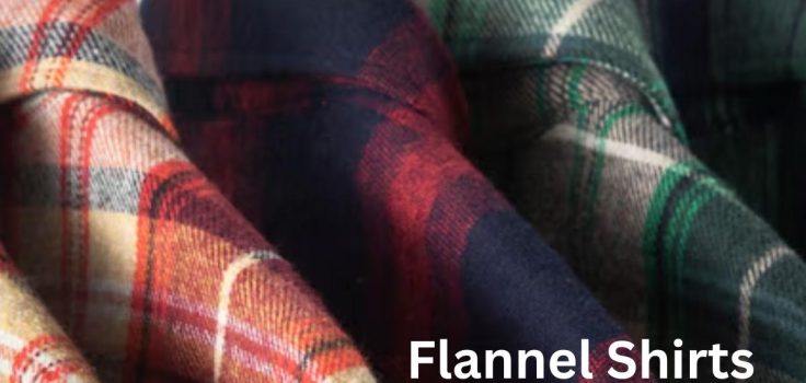 Close-up of a vibrant plaid flannel shirt with bold colors, showcasing the latest trends in cozy fashion